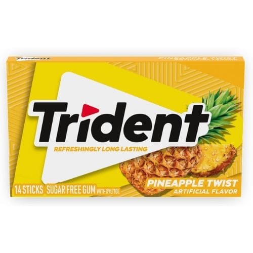 Trident Sugar Free Pineapple Twist 14 Sticks (Imported)
