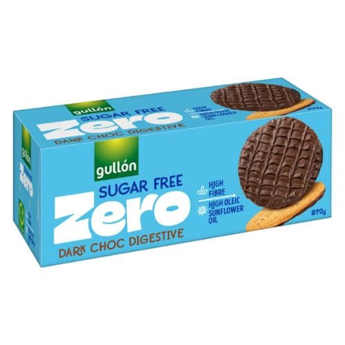 Gullón Zero Sugar Dark Choco Digestive Biscuit 270g